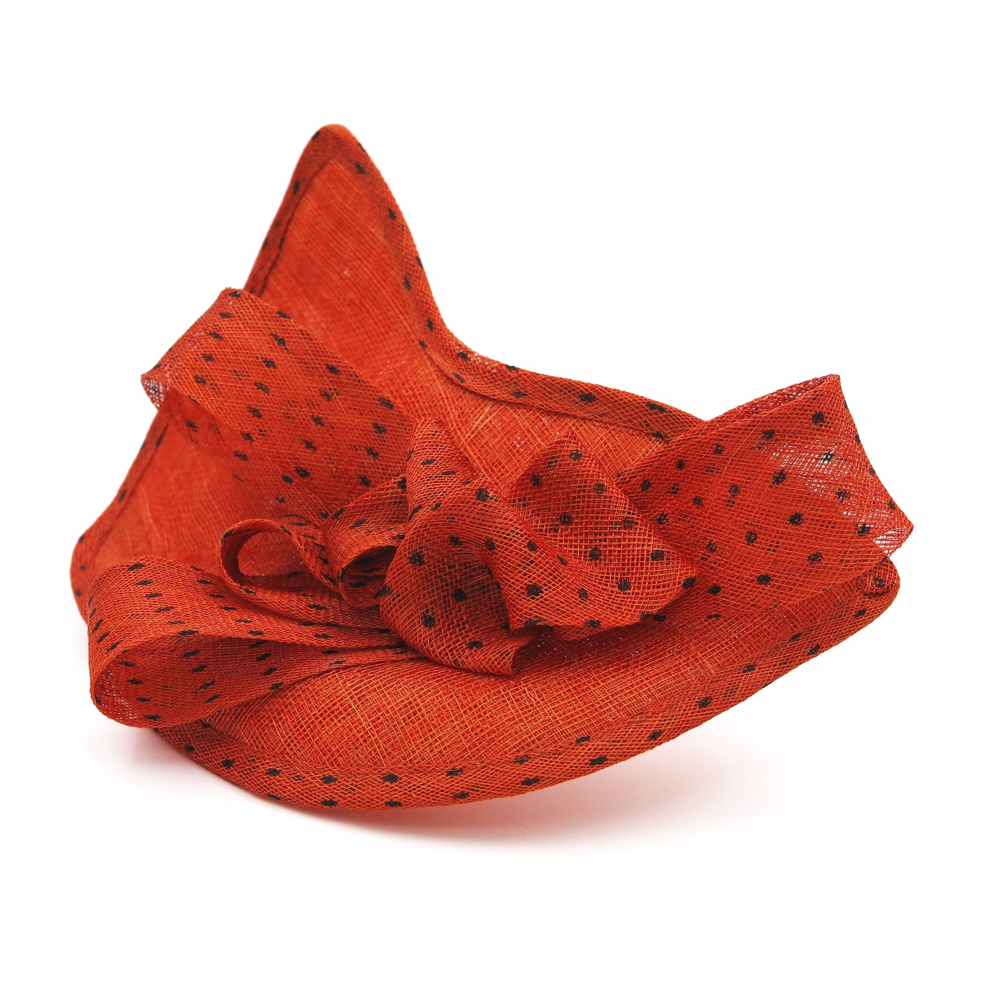 Fashinator Arancione con dettagli a pois in Sisal