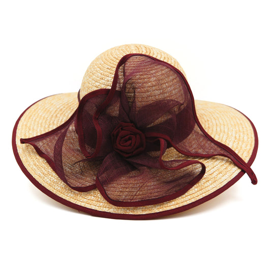 Pamela paglia di Firenze rifinito sinamay