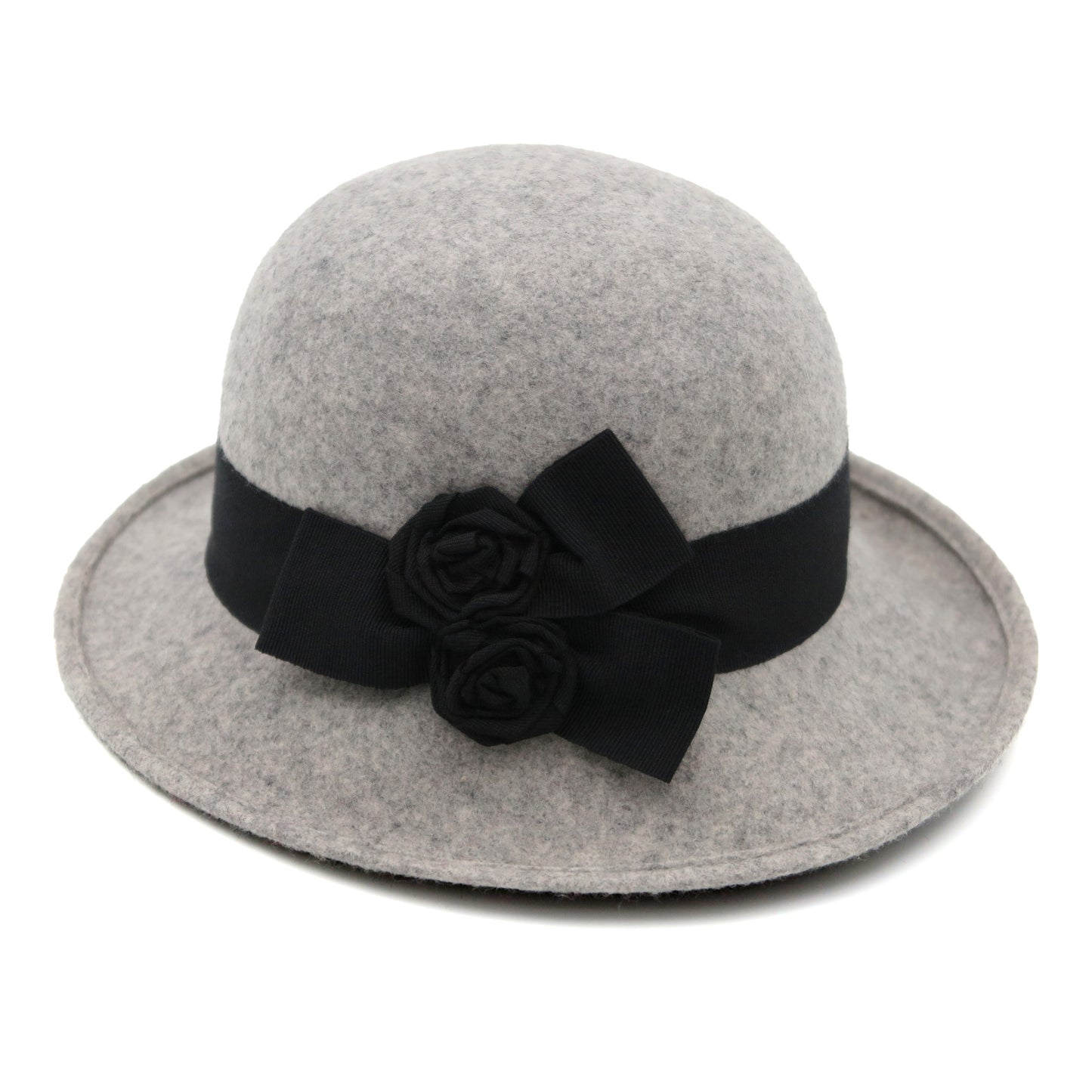 Cappello in Feltro Melange in stile anni '40