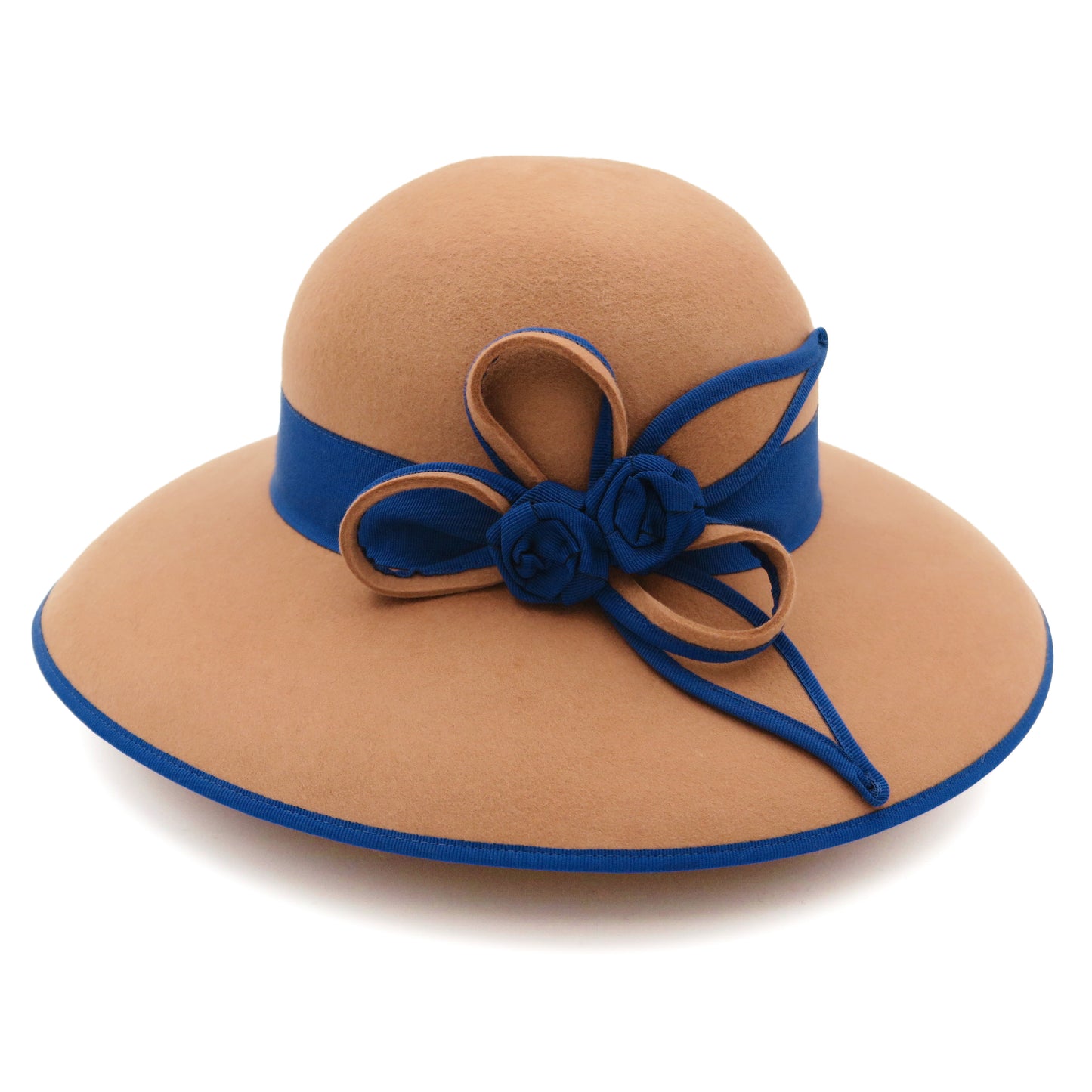 Cappello Tiffany in feltro color Cammello